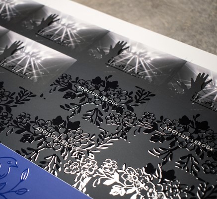 Business cards 18pt Matte Lam + SPOT UV