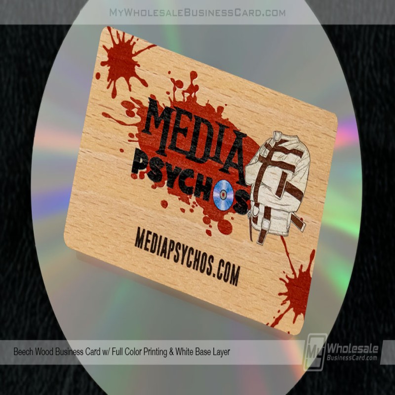 Beech Wood Business Cards