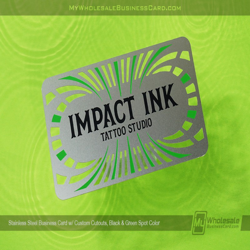 Stainless Steel Business Cards