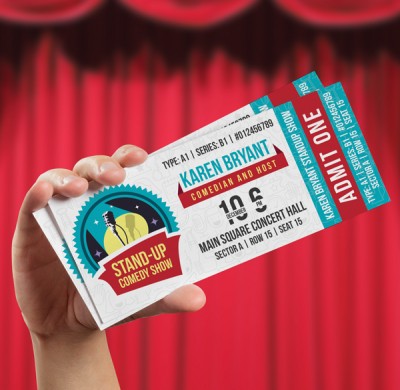  Event Numbered Tickets 