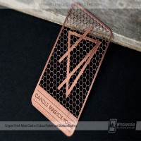 Copper Finish Metal Business Cards_1